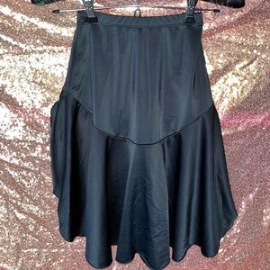 GENTLY USED - BLACK BALLROOM SKIRT - JP DESIGNS - SIZE: ADULT SMALL
